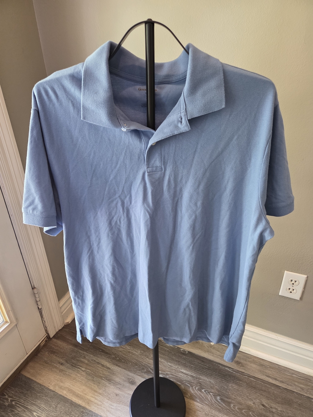Goodfellow & Co Light Blue Short-Sleeve Polo